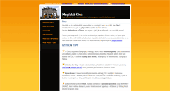 Desktop Screenshot of magicka-cina.cz